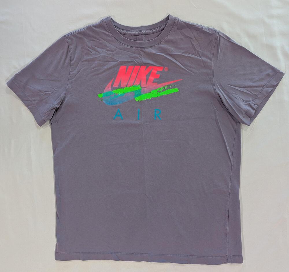 Nike Shirt Mens L Purple Nike Air Logo Graphic The Nike Tee Athletic Casual